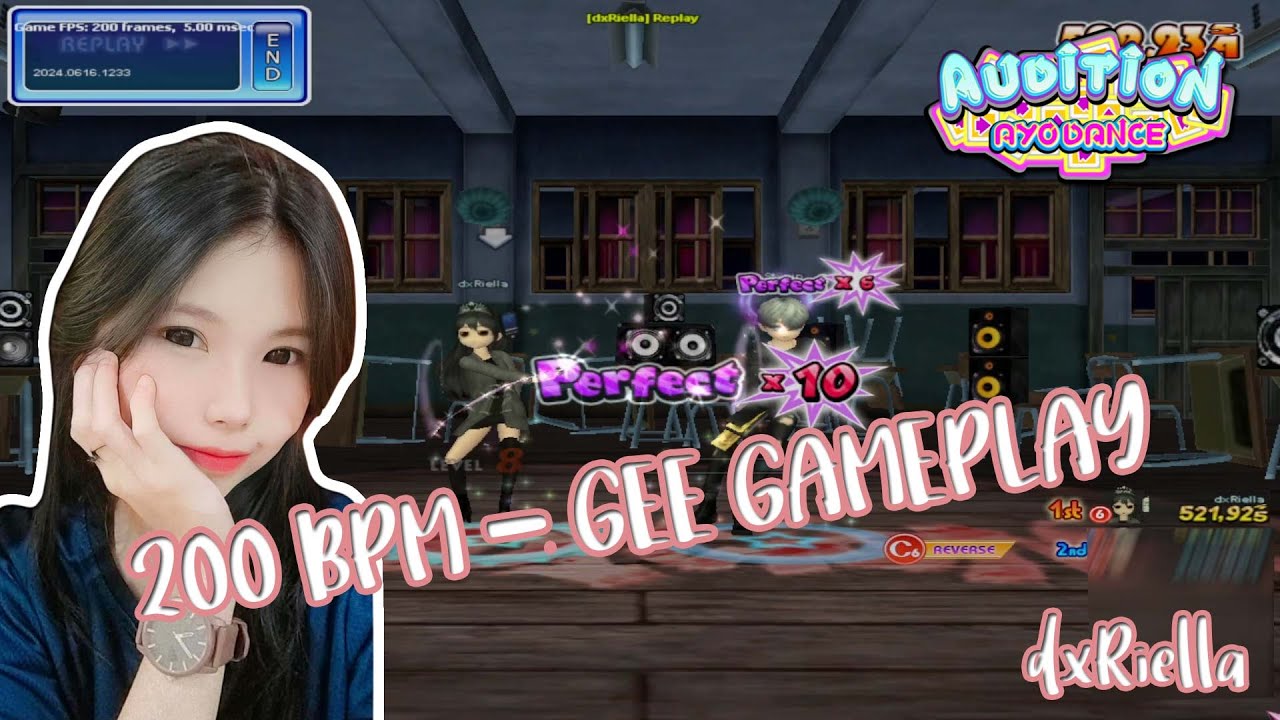 【Ayodance】200 BPM - GEE C8 C6 GAMEPLAY! | dxRiella