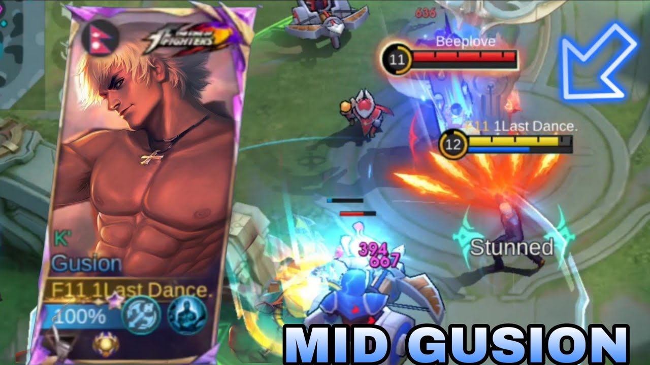 MIDLANE GUSION IS TOO BROKEN | FULL BRUST DAMAGE POTENTIAL 