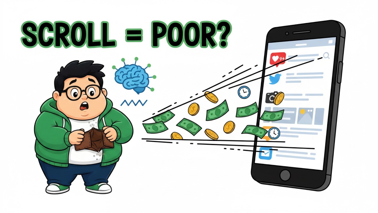 Why Social Media Is Literally Making You Poor (The Science)