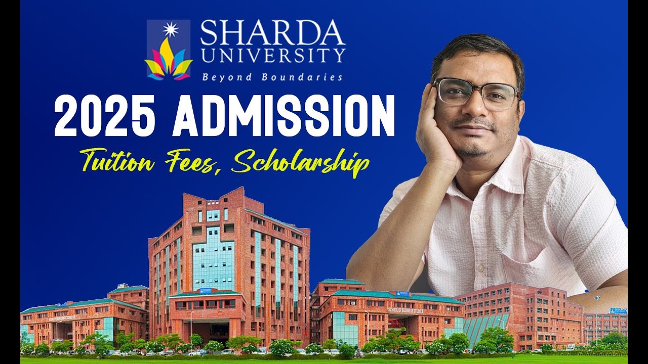 Sharda University admission process for Bangladeshi students with স্কলারশিপ।। Study in India