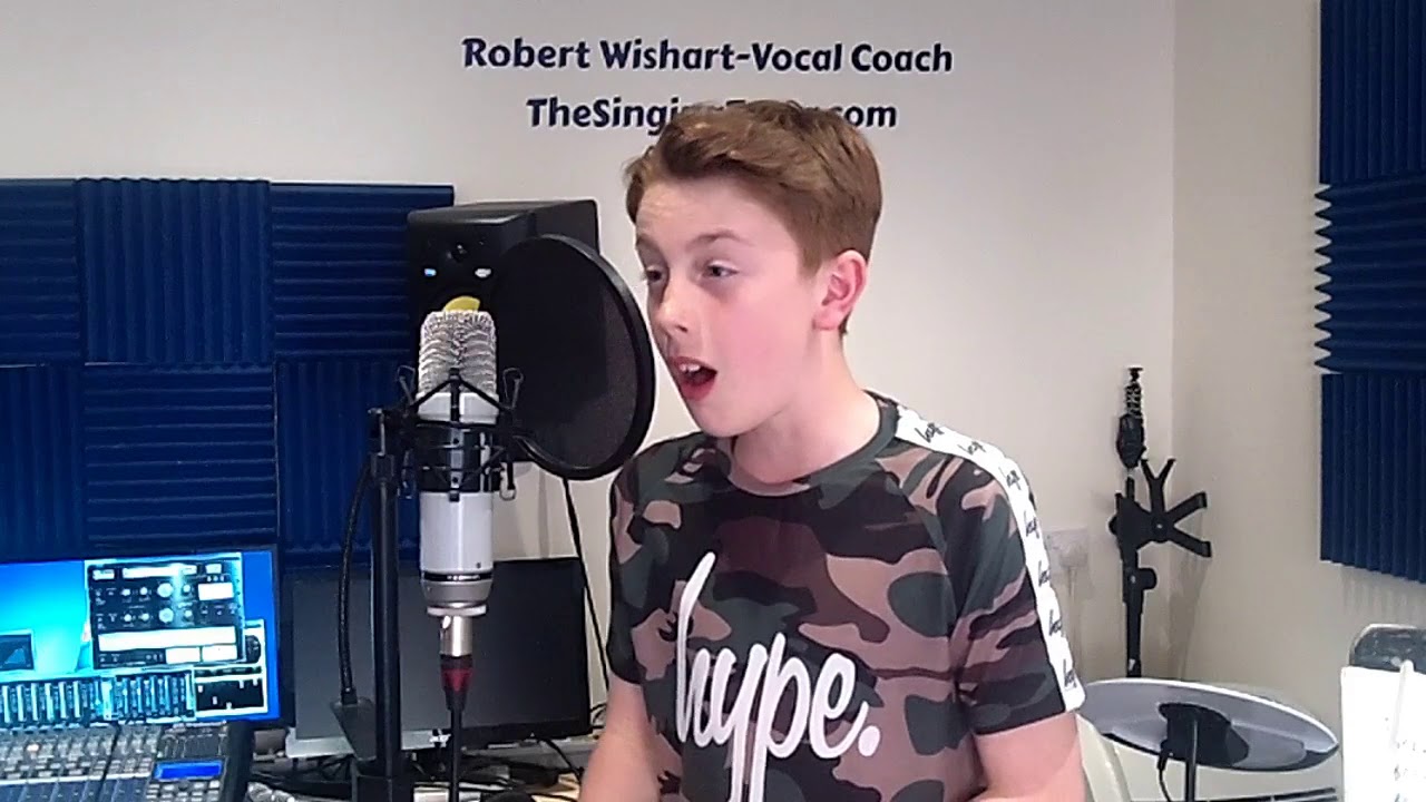 11 year old kerr James sings Skyfall