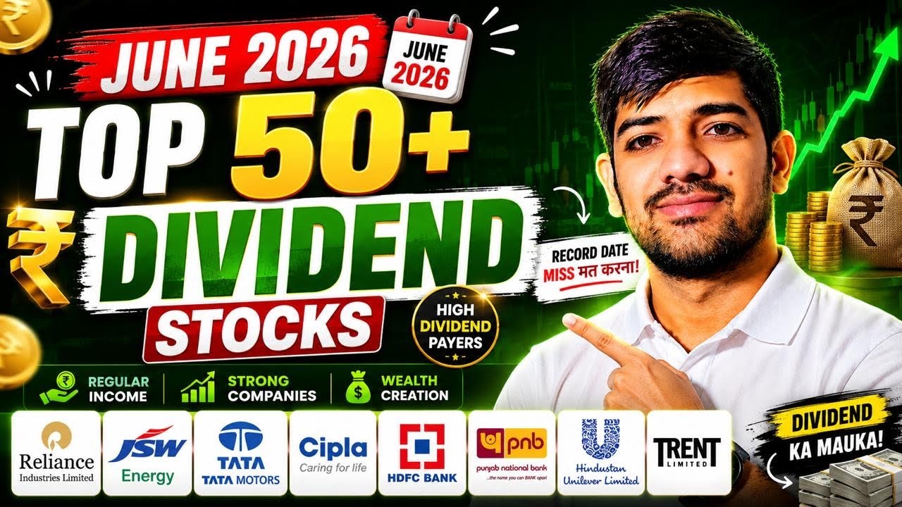 June 2026 Top 50 Dividend Stocks 📈| Record Date & Dividend Amount | High Dividend Stocks 2026!