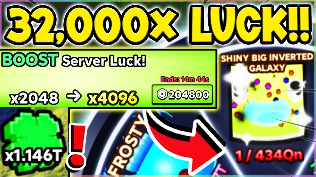 🍀АДМИНСКИЙ БЕСПРЕДЕЛ С УДАЧЕЙ x32,000 В SLIME RNG!! (Roblox)