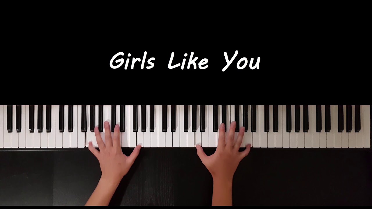 Maroon 5 - Girls Like You Piano cover by Mark Piano (Music Sheet)