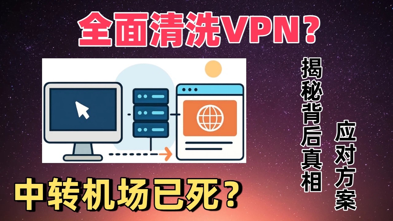 最近VPN大面积断联？不论大小机场都受影响。史上最严！90%机场失联？