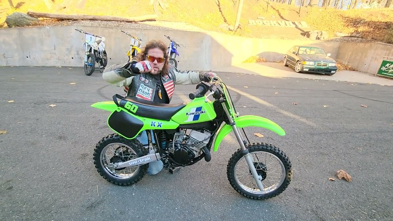 1983 KAWASAKI KX60 100% MINT ORIGINAL AS NEW