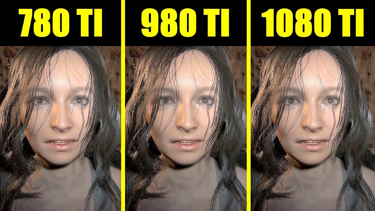 Resident Evil 7 GTX 1080 TI Vs GTX 980 TI Vs GTX 780 TI Frame Rate Comparison