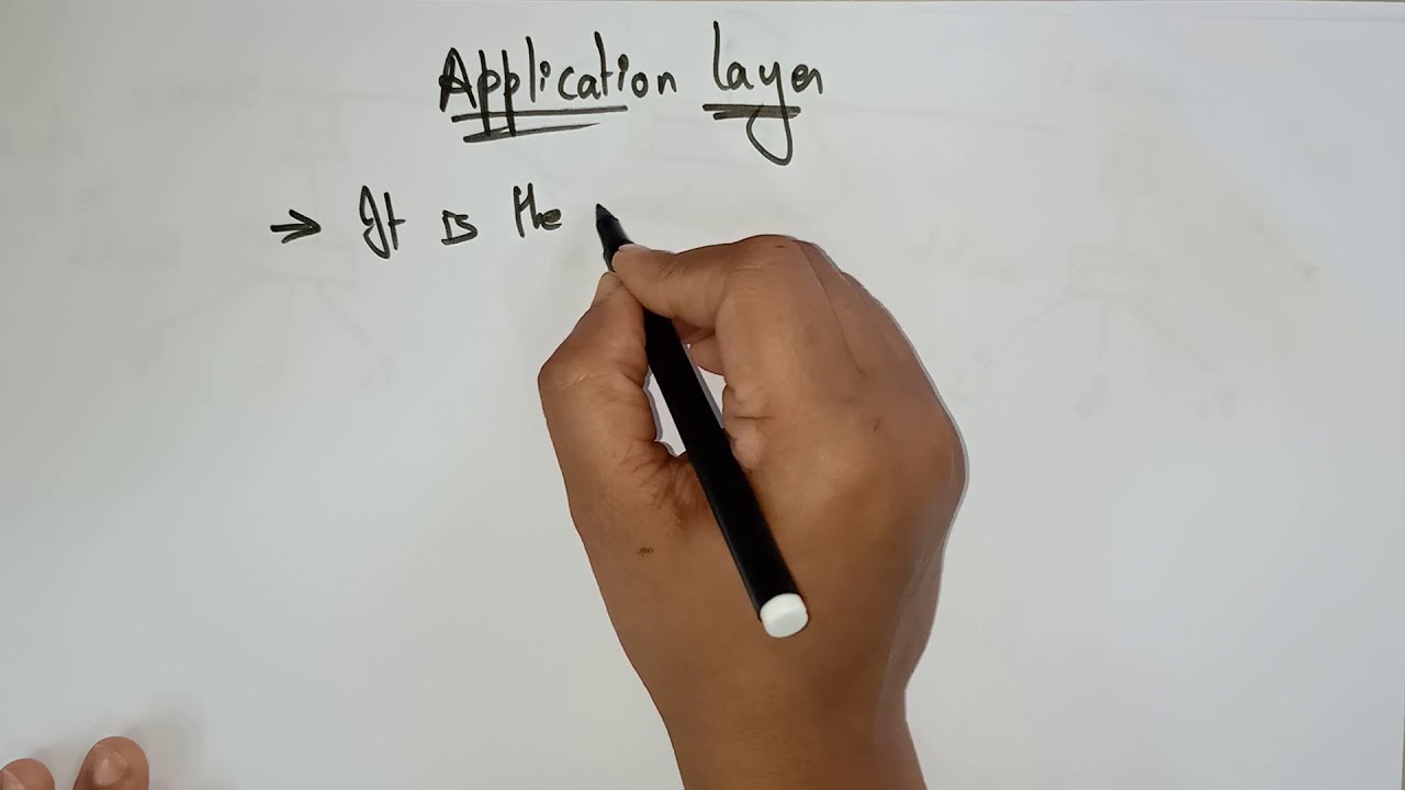 Application layer | OSI model | CN | Computer Networks | Lec-24 | Bhanu Priya