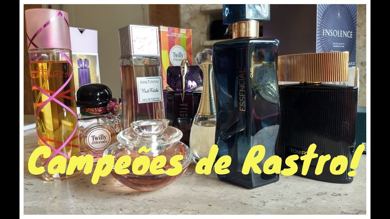 Perfumes que deixam Rastro por onde passa!