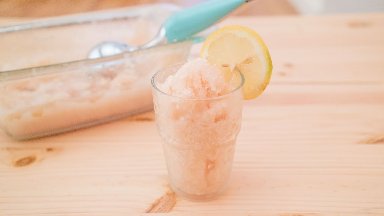 Lychee Iced Tea Granita