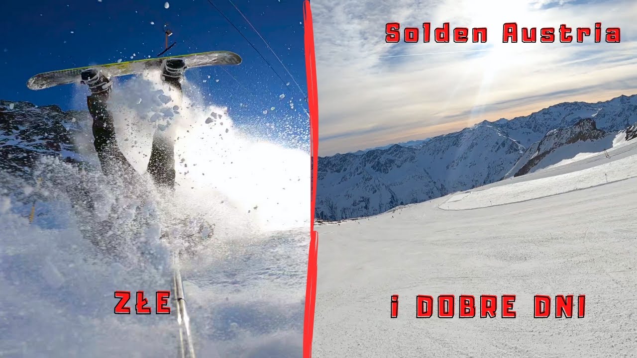 Zimowy wyjazd na snowboard do Solden (Austria) czy warto ? Zakładaj KASK!