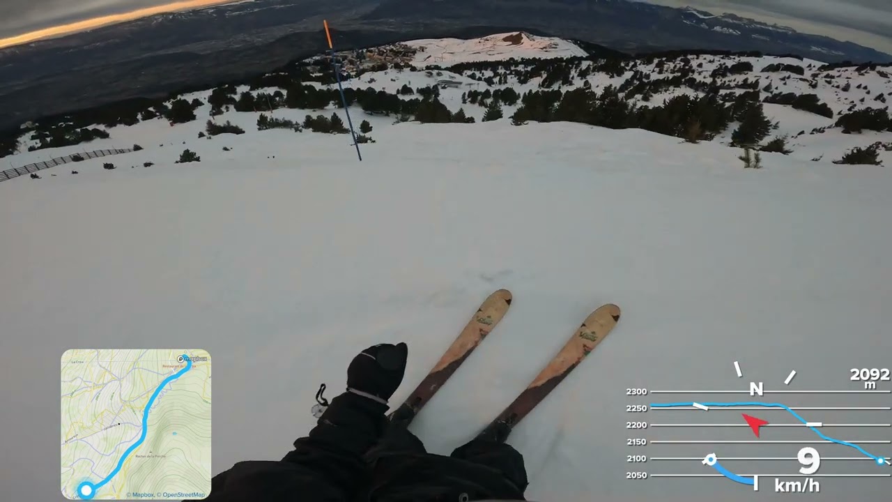 Ski randonnée - 05012025 - Croix de Chamrousse