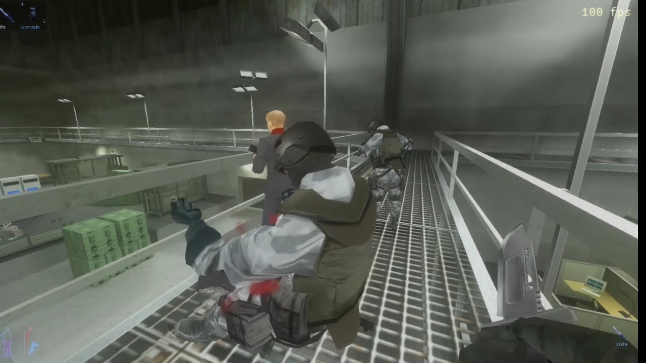 IGI 2 Mission 17 Using Knife (Grenades used for distraction) | But not in Full health