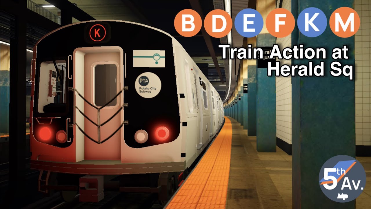 PTA Subway | B/D/E/F/K/M Train Action at Herald Sq (Service Changes)