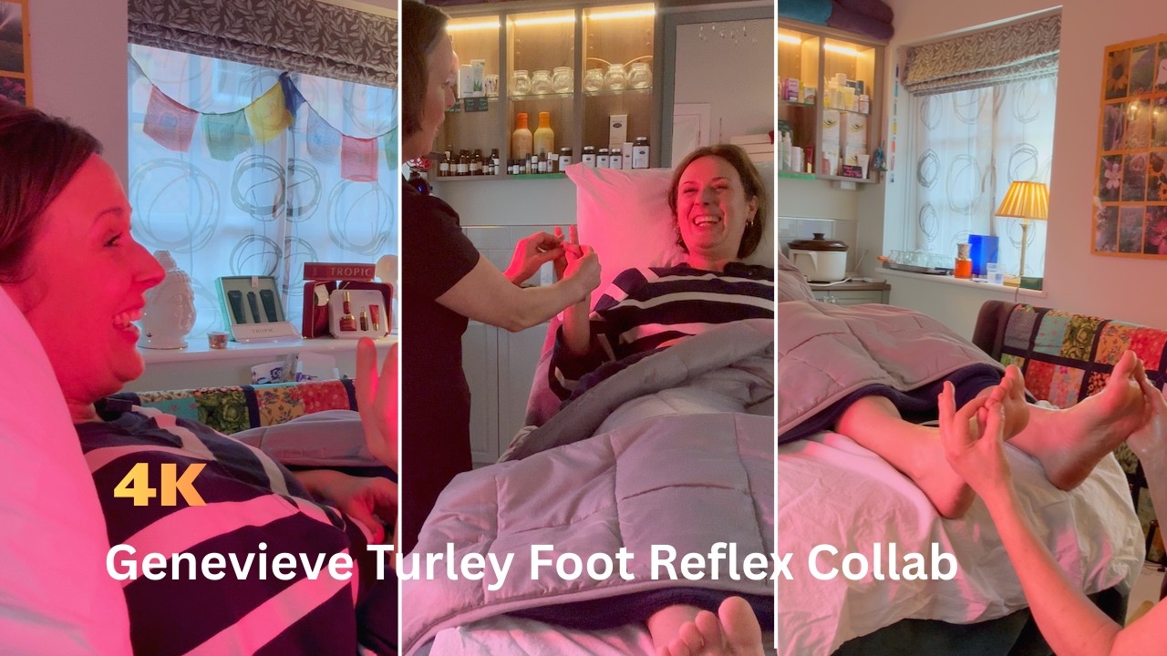 ASMR Kinesiology Leaves Genevieve Turley Speechless! Foot Reflexology | Unintentional ASMR