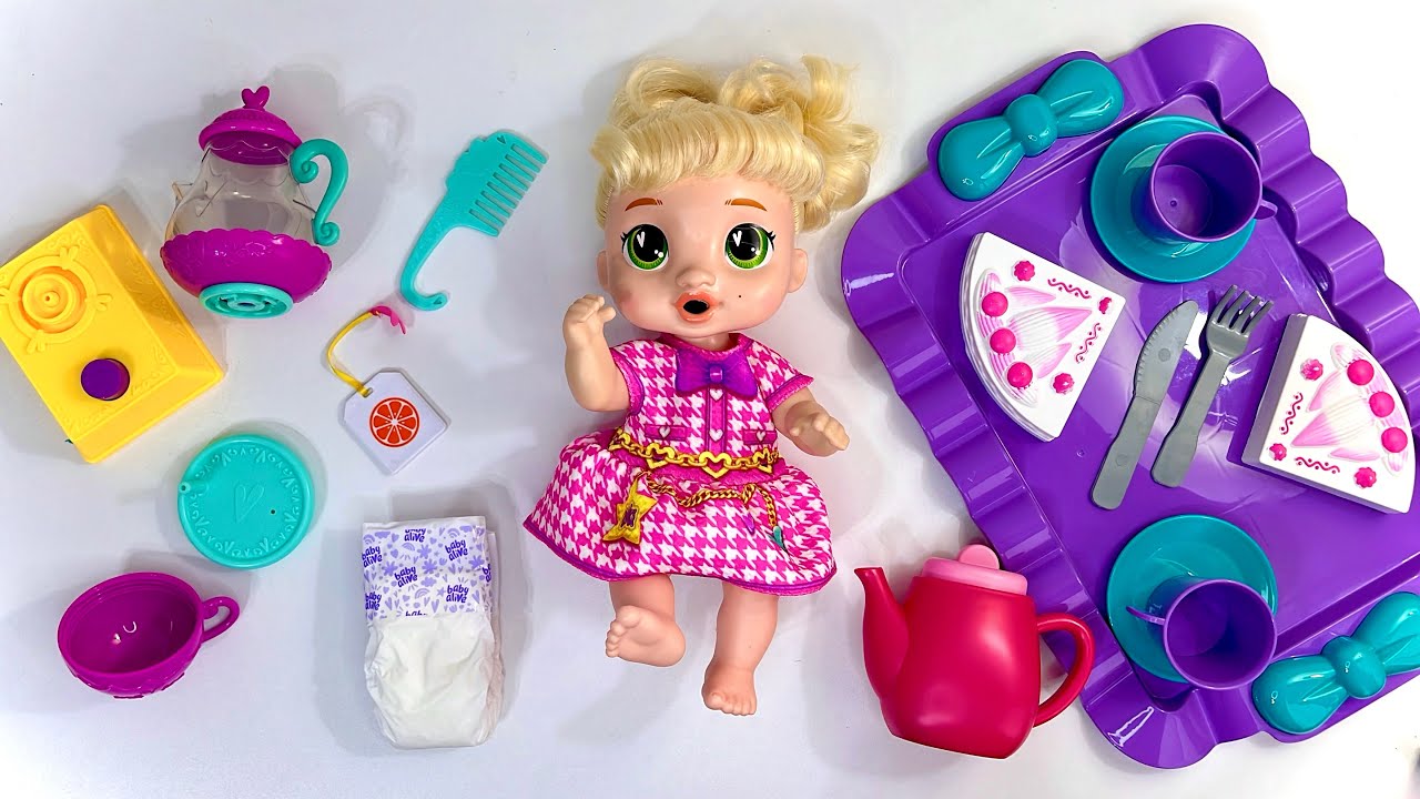 Satisfying with Unboxing Baby Alive Toys Playset | Baby Alive Dolls Pretend Play Toys | ASMR Video