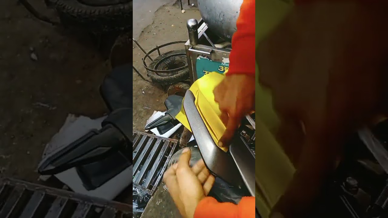 Honda CB 300,F#modification #short #PPF,#lamination #installation #crash guard #fitting#Honda#cb300#