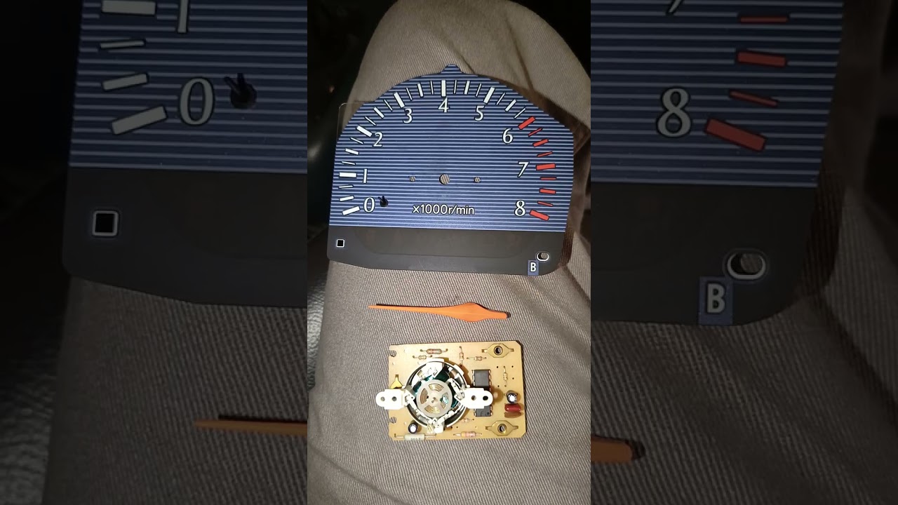 Tutorial buka speedometer Dan perbaiki jarum rpm Toyota Soluna type GLI #Soluna #perbaikan #jarumRPM