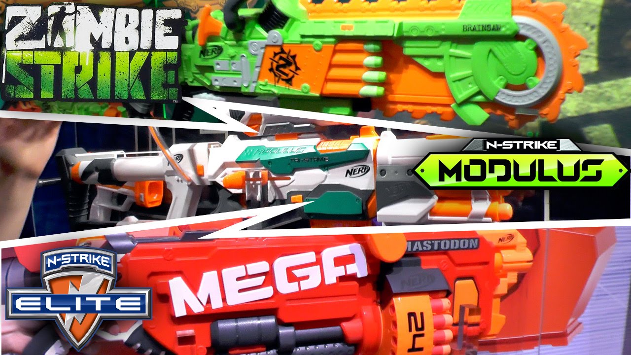 Nerf 2016 (Summer, Fall) - Mega, Rivals, Modulus, N-Strike, Zombie Strike, Doom Lands