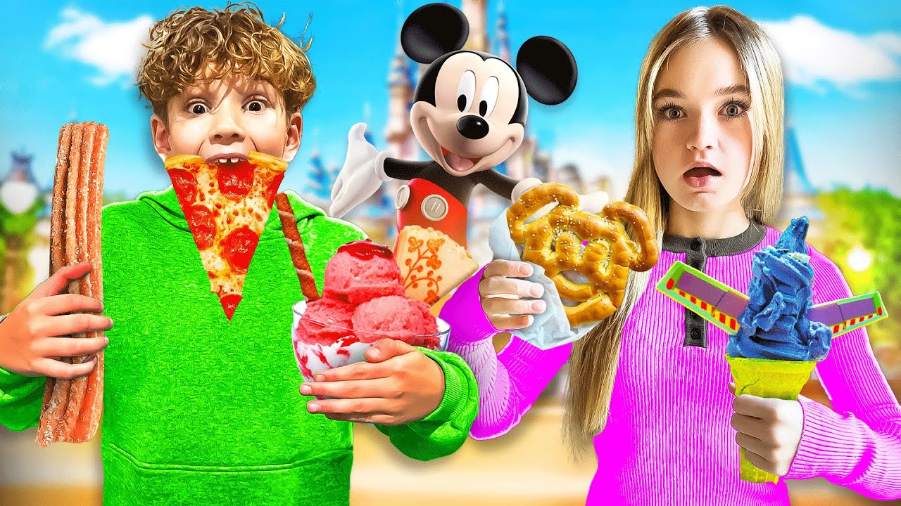 Eating Only DISNEYLAND Food for 24 Hours!