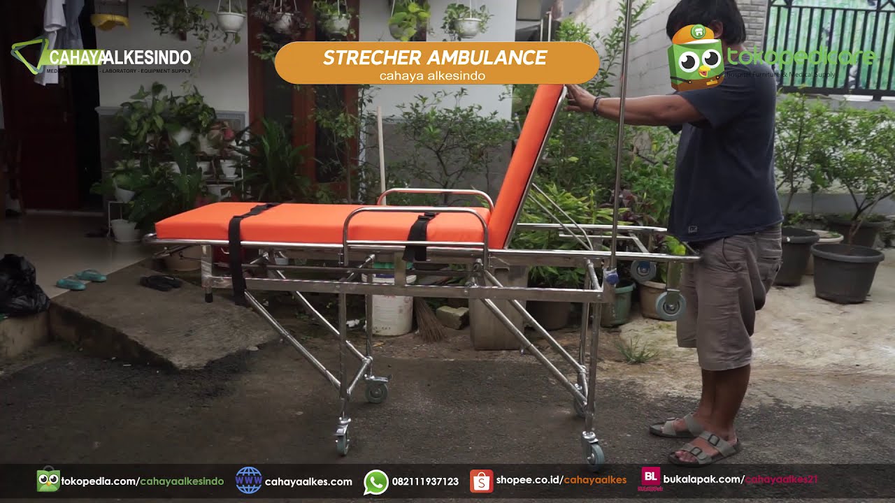 Strecher Ambulance | Brancard Ambulan | Cahaya Alkesindo