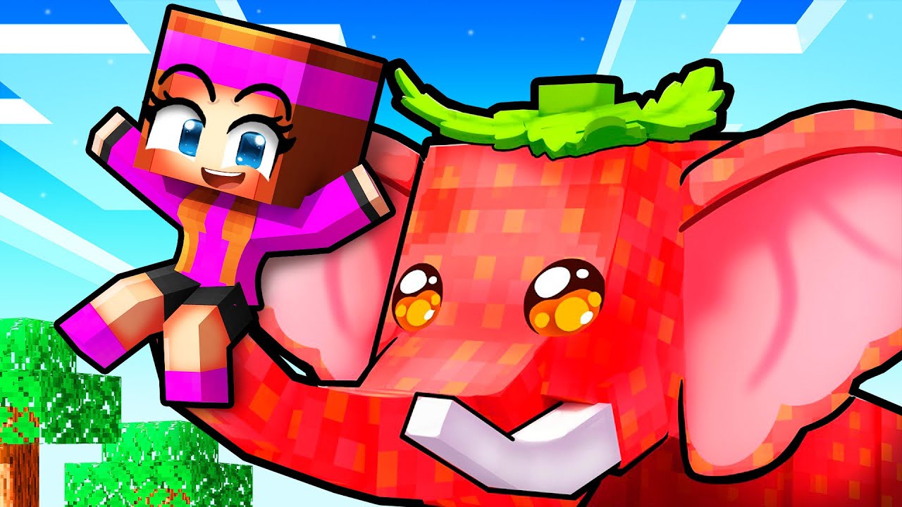 J'ai été choisie par Strawberry Elephant sur Minecraft !