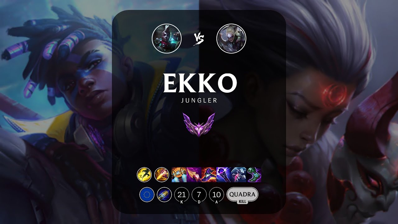 Ekko Jungle vs Diana - EUW Master Patch 13.22