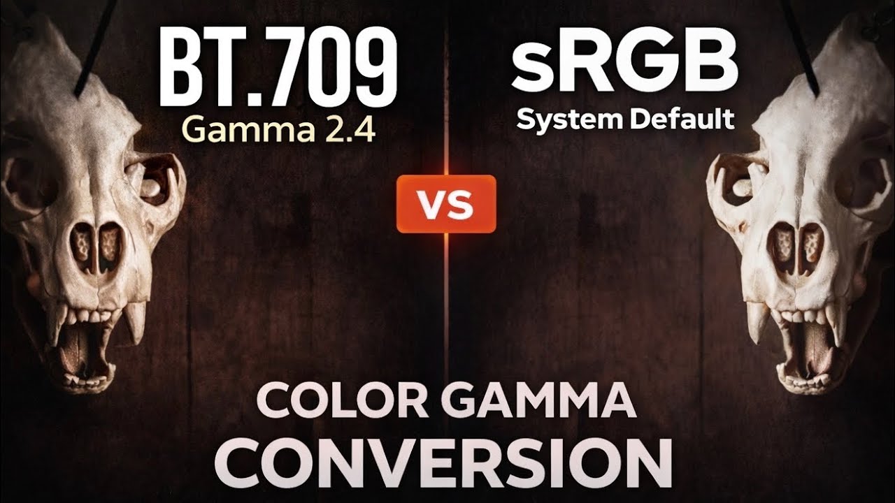 How to Convert Windows 11 sRGB to BT.709 Colour Space