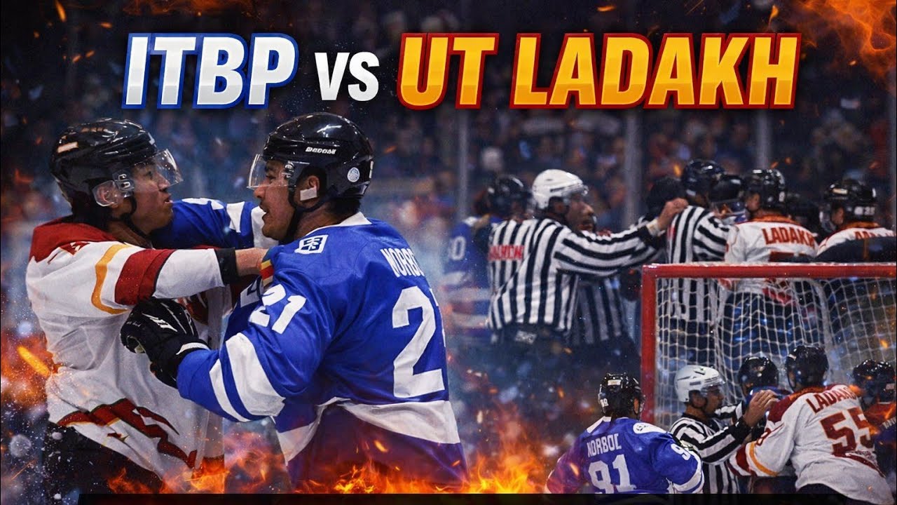 HEATUP MATCH BETWEEN ITBP VS UT LADAKH | KHELO INDIA WINTER GAMES 