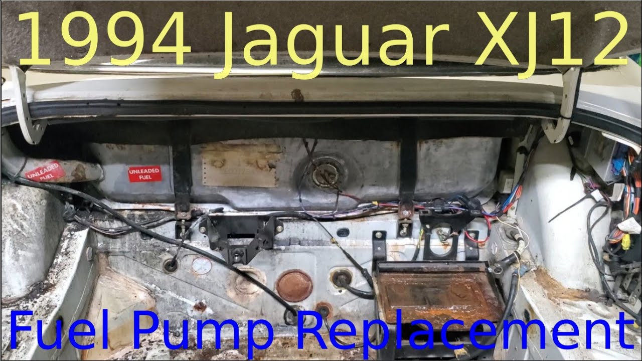 1994 Jaguar XJ12 (XJ81 or XJ40) replacing in-tank fuel pumps part 1