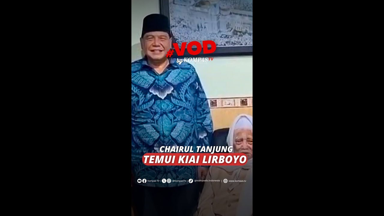 CHAIRUL TANJUNG TEMUI KIAI LIRBOYO #short