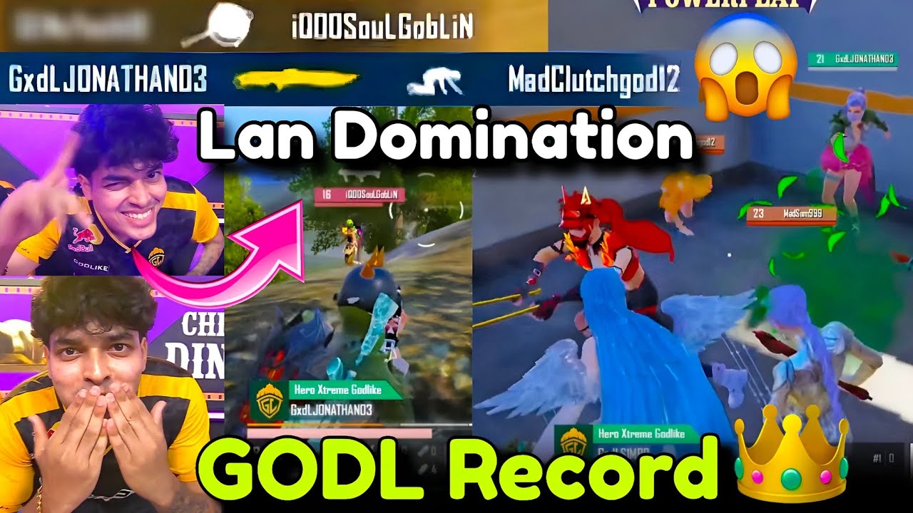 🇮🇳GODL Back to Back WWCD #2 🏆🥵 JONATHAN Emote💋Pan GOBLIN 🍳 Jonny Pan Lala😱🔥