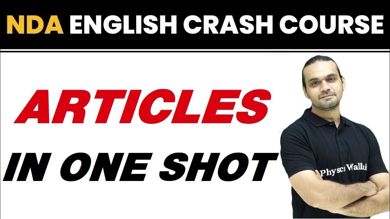 ARTICLES in One Shot || NDA English Crash Course
