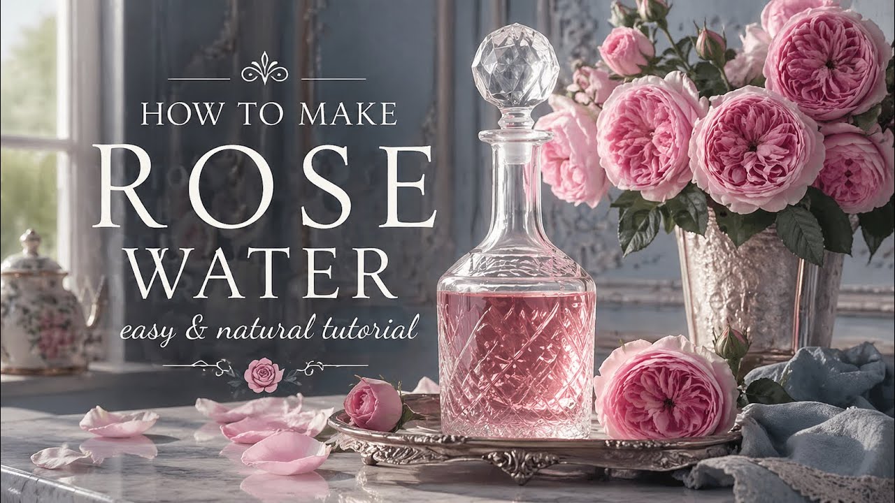 How To Make Rose Water & Toner : Tutorial