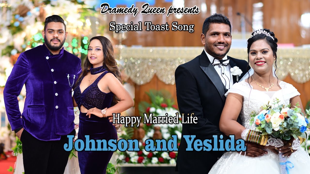 New Konkani Special Toast song | Happy Married Life Johnson and Yeslida | by Aleka & Sanford