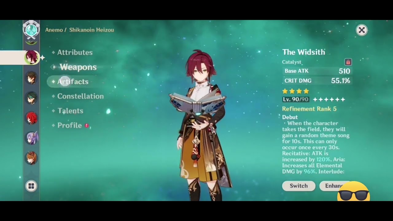 C6 Heizou channeling his inner Saitama with the new Golden Troupe artifact set