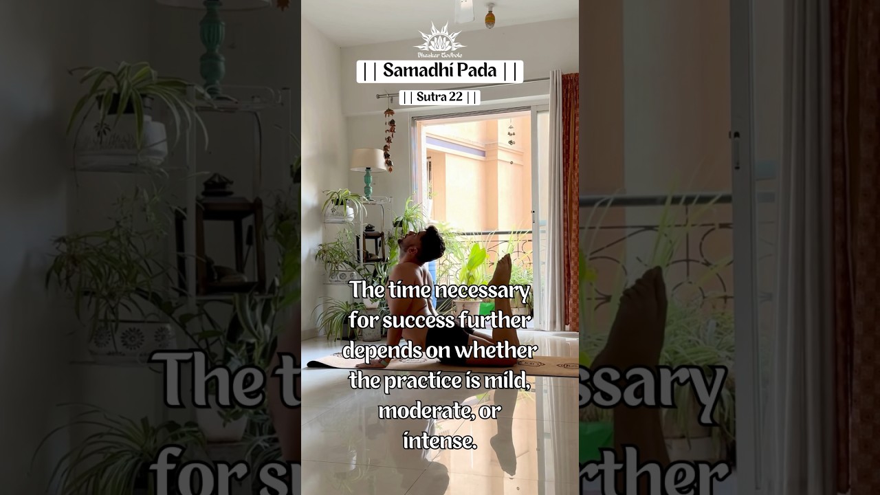 Yog Sutra 22 #yoga #yogsutra #fitness #yog #bhaskargodbole #shorts