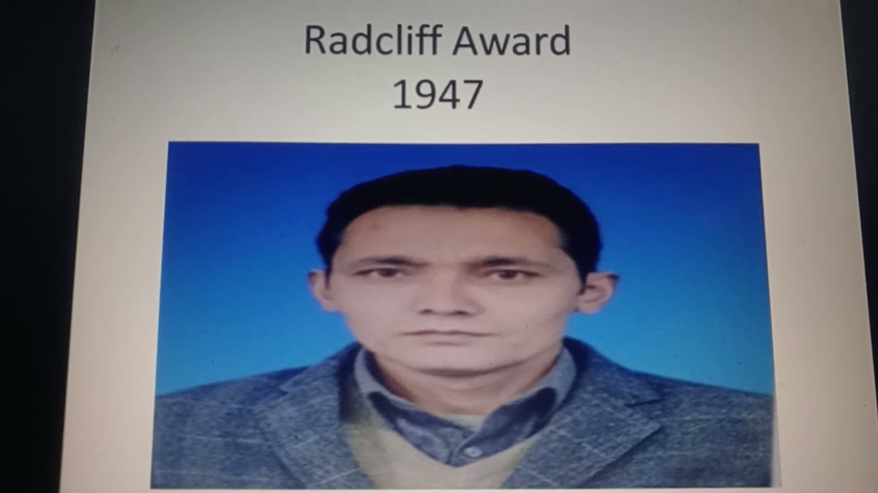 Radcliff Award 1947|Pakistan Affairs|FPSC|PPSC|BPSC|SPSC#