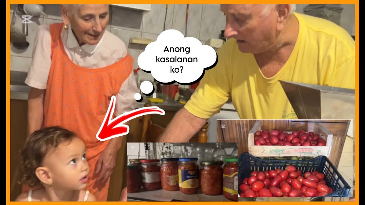 GAGAWA KAMI NG TOMATO SAUCE | GETTING READY | PINAY SA ITALY