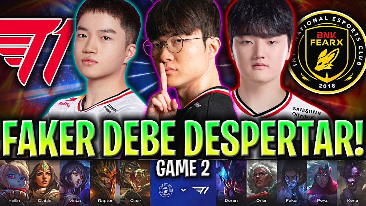 T1 NECESITA QUE FAKER DESPIERTE! 😱LA BESTIA!🔥 | T1 vs BFX Game 2 LCK CUP PLAYOFFS 2026 en ESPAÑOL