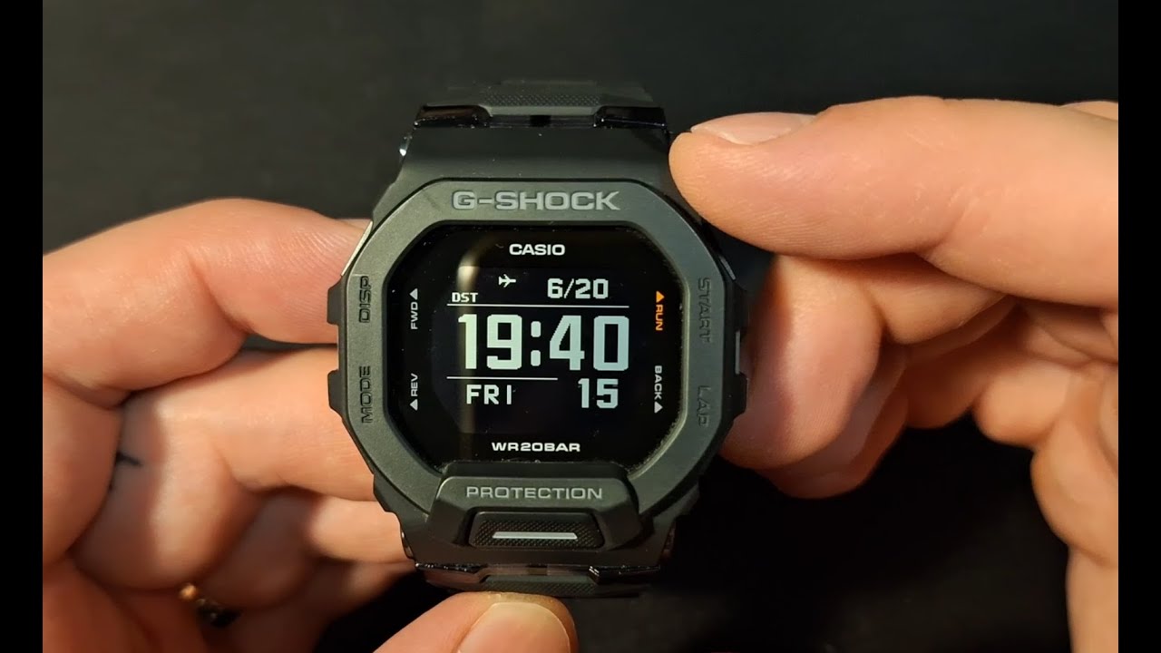 Casio G-Shock GBD-200-1ER - Bardzo czytelny zegarek z wyświetlaczem MIP