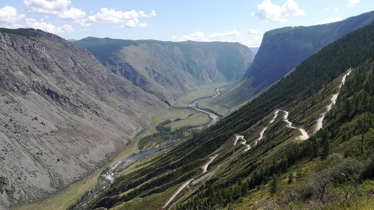 Кату-Ярык, 8 августа 2019. Спуск. Рено Логан 1.4