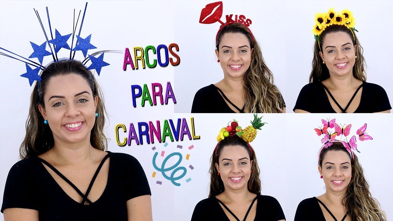 COMO FAZER ARQUINHOS PARA O CARNAVAL - DIY POR KAREN LIMA