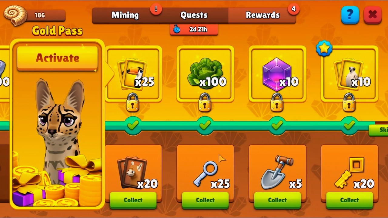 Zoo Island #18 – Reached Level 25