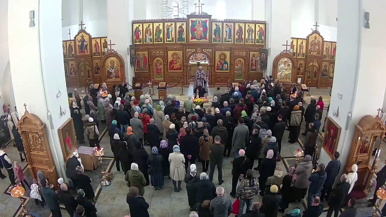 Неделя 3-я Великого поста, Крестопоклонная. Иконы Божией Матери «Держа́вная». Божественная Литургия.