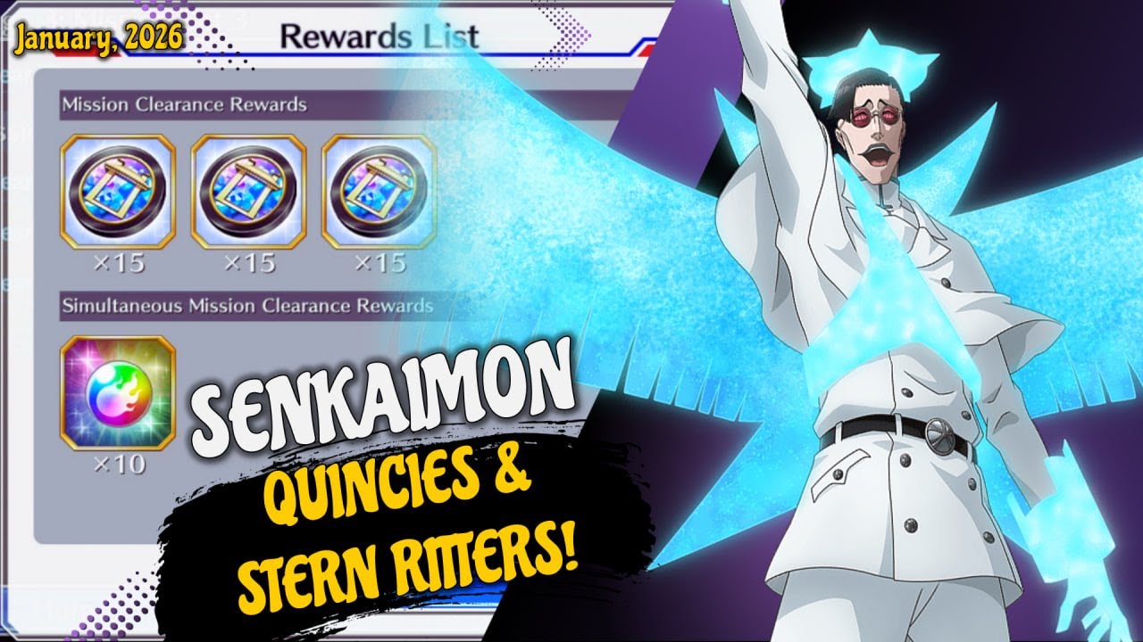 ZADANIE SENKAIMON: QUINCY I STERNRITTER! 👑 WSZYSTKIE ZESTAWY MISJI WYCZYSZCZONE 👑 | #Bleach #Blea...