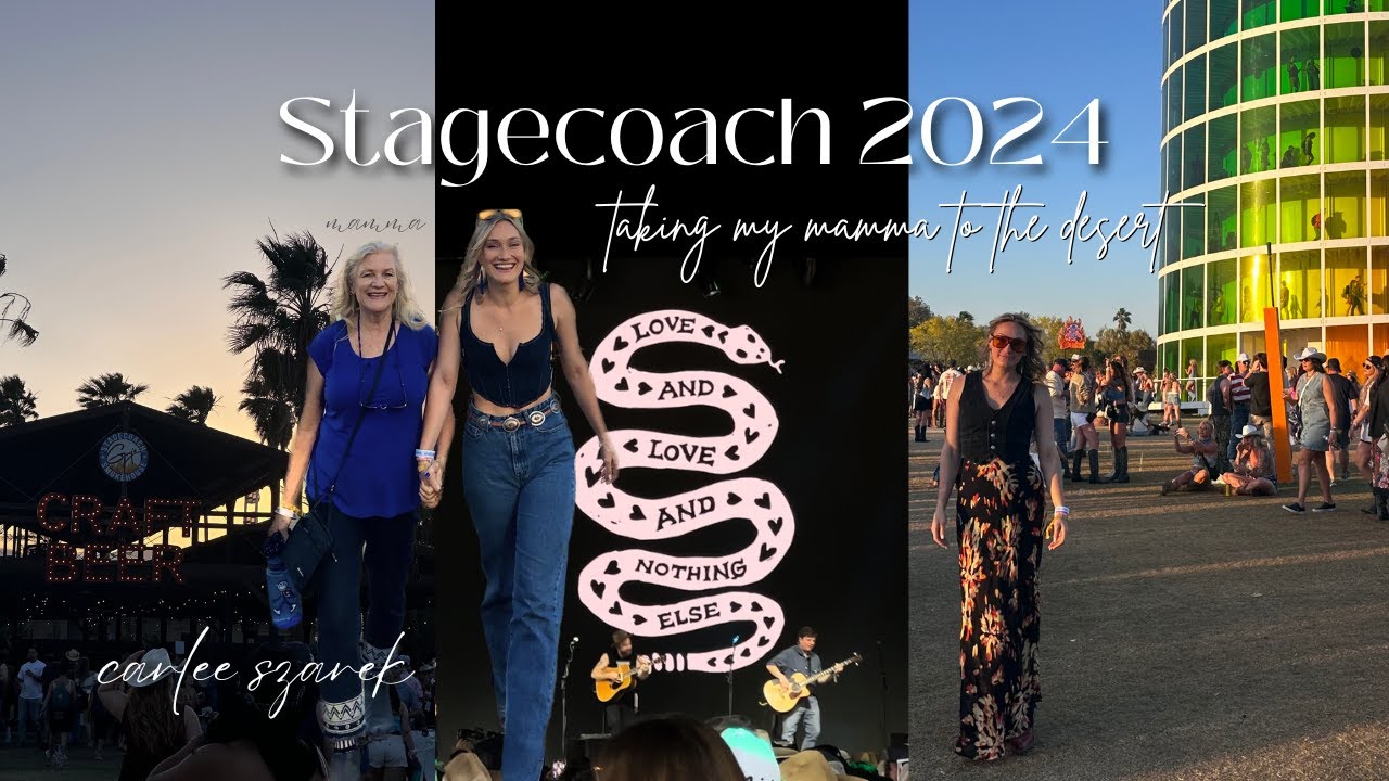 taking my mom to another festival bec why not | Stagecoach 2024