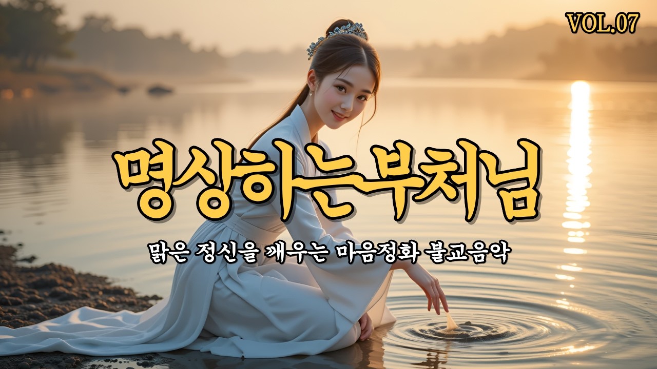 【 명상하는부처님 | 불교음악 】맑은 정신을 깨우는  마음정화 1시간 트로트 찬불가 VOL.7 #불교음악 #불교노래모음 #불교음악모음 #찬불가 #명상하는부처님
