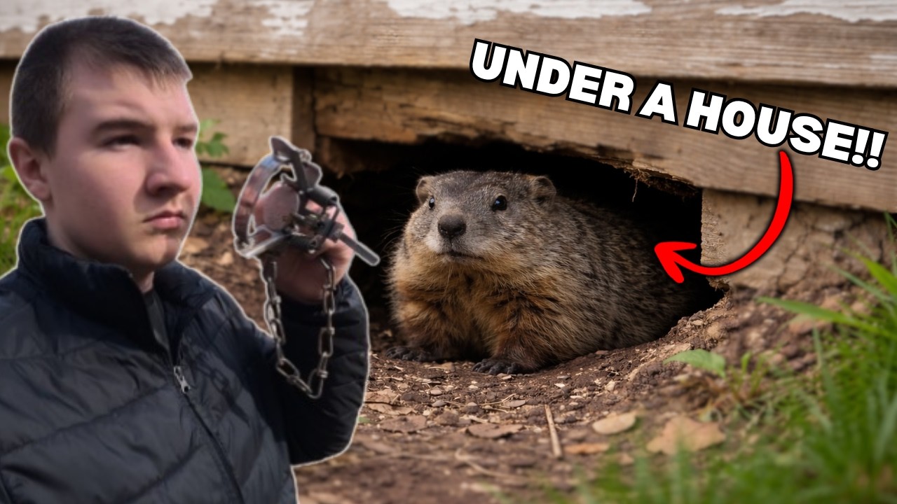 I Tried to Catch the Groundhog Living Under My House… It Outsmarted Me!!