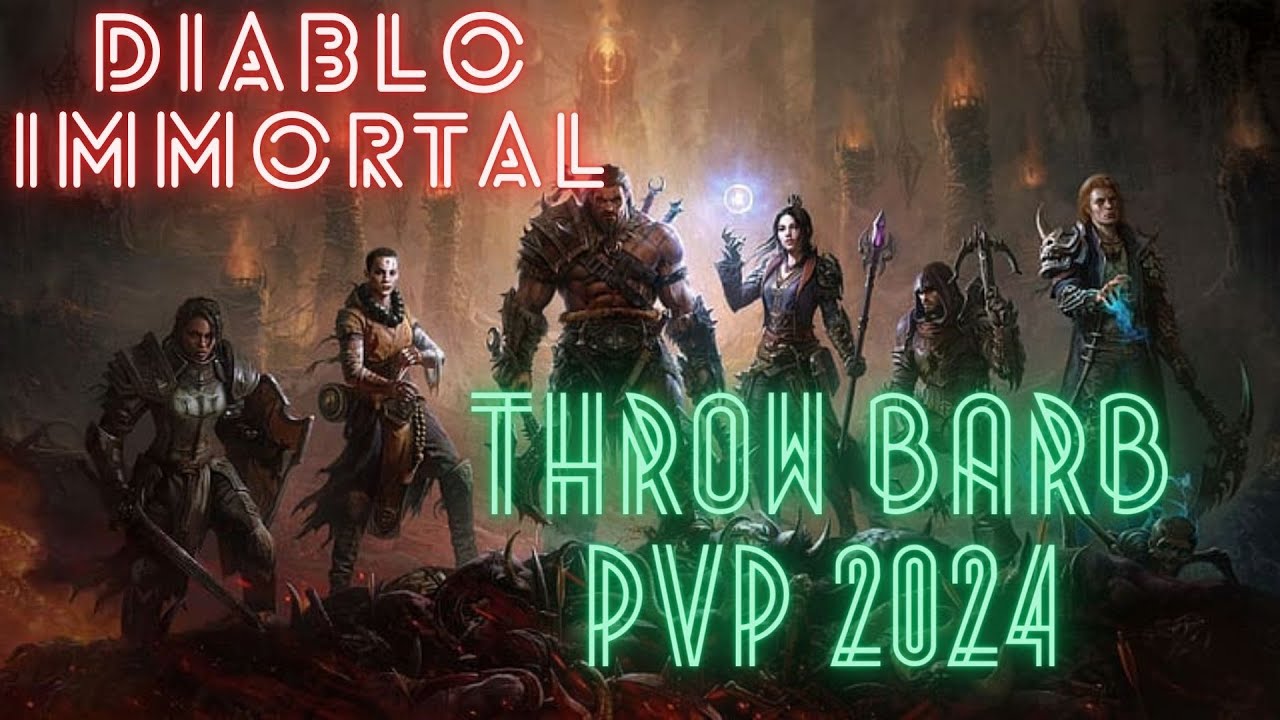 Diablo Immortal 2024 (Ranged Barb Build PvP)